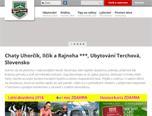 Tablet Screenshot of chatauhorcik.cz